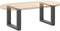 vidaXL - Salontafelpoten - 2 - st - U-vormig - 40x(30-31) - cm - staal - antraciet