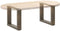 vidaXL - Salontafelpoten - 2 - st - U-vormig - 40x(30-31) - cm - staal - naturel