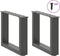 vidaXL - Salontafelpoten - 2 - st - U-vormig - 40x(30-31) - cm - staal - antraciet