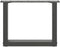 vidaXL - Salontafelpoten - 2 - st - U-vormig - 40x(30-31) - cm - staal - antraciet