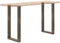 vidaXL - Salontafelpoten - 2 - st - U-vormig - 40x(90-91) - cm - staal - naturel