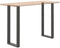 vidaXL - Salontafelpoten - 2 - st - U-vormig - 50x(110-111) - cm - staal - antraciet