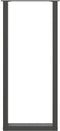 vidaXL - Salontafelpoten - 2 - st - U-vormig - 50x(110-111) - cm - staal - antraciet