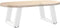 vidaXL - Salontafelpoten - 2 - st - U-vormig - 50x(30-31) - cm - staal - wit