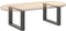 vidaXL - Salontafelpoten - 2 - st - U-vormig - 50x(30-31) - cm - staal - antraciet