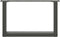 vidaXL - Salontafelpoten - 2 - st - U-vormig - 50x(30-31) - cm - staal - antraciet