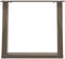 vidaXL - Salontafelpoten - 2 - st - U-vormig - 50x(42-43) - cm - staal - naturel