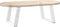 vidaXL - Salontafelpoten - 2 - st - U-vormig - 50x(42-43) - cm - staal - wit