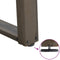 vidaXL - Salontafelpoten - 2 - st - U-vormig - 50x(42-43) - cm - staal - naturel