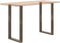 vidaXL - Salontafelpoten - 2 - st - U-vormig - 60x(100-101) - cm - staal - naturel