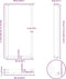 vidaXL - Salontafelpoten - 2 - st - U-vormig - 60x(110-111) - cm - staal - antraciet