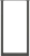 vidaXL - Salontafelpoten - 2 - st - U-vormig - 60x(110-111) - cm - staal - antraciet