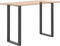 vidaXL - Salontafelpoten - 2 - st - U-vormig - 60x(110-111) - cm - staal - antraciet