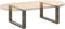 vidaXL - Salontafelpoten - 2 - st - U-vormig - 60x(30-31) - cm - staal - naturel