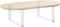 vidaXL - Salontafelpoten - 2 - st - U-vormig - 60x(30-31) - cm - staal - wit