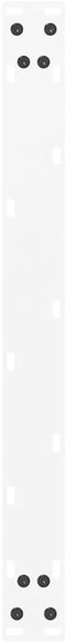 vidaXL - Salontafelpoten - 2 - st - U-vormig - 60x(30-31) - cm - staal - wit