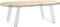 vidaXL - Salontafelpoten - 2 - st - U-vormig - 60x(42-43) - cm - staal - wit