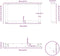 vidaXL - Salontafelpoten - 2 - st - U-vormig - 70x(30-31) - cm - staal - wit