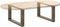 vidaXL - Salontafelpoten - 2 - st - U-vormig - 70x(30-31) - cm - staal - naturel