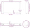 vidaXL - Salontafelpoten - 2 - st - U-vormig - 70x(42-43) - cm - staal - wit