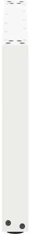 vidaXL - Salontafelpoten - 2 - st - U-vormig - 70x(42-43) - cm - staal - wit