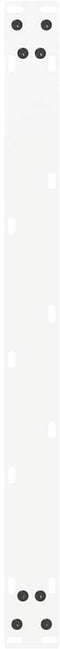 vidaXL - Salontafelpoten - 2 - st - U-vormig - 70x(42-43) - cm - staal - wit