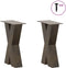vidaXL - Salontafelpoten - 2 - st - X-vormig - 28x(42-43) - cm - staal - naturel