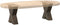 vidaXL - Salontafelpoten - 2 - st - X-vormig - 30x(30-31) - cm - staal - naturel