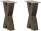 vidaXL - Salontafelpoten - 2 - st - X-vormig - 38x(42-43) - cm - staal - naturel