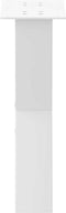 vidaXL - Salontafelpoten - 2 - st - X-vormig - 38x(42-43) - cm - staal - wit