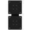 vidaXL - Salontafelpoten - 2 - st - X-vormig - 40x(30-31) - cm - staal - zwart