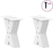 vidaXL - Salontafelpoten - 2 - st - X-vormig - 40x(30-31) - cm - staal - wit