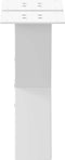 vidaXL - Salontafelpoten - 2 - st - X-vormig - 40x(30-31) - cm - staal - wit