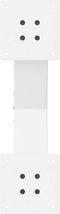 vidaXL - Salontafelpoten - 2 - st - X-vormig - 50x(30-31) - cm - staal - wit