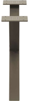vidaXL - Salontafelpoten - 2 - st - X-vormig - 50x(30-31) - cm - staal - naturel