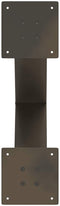 vidaXL - Salontafelpoten - 2 - st - X-vormig - 50x(42-43) - cm - staal - naturel