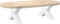 vidaXL - Salontafelpoten - 2 - st - X-vormig - 60x(30-31) - cm - staal - wit