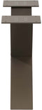 vidaXL - Salontafelpoten - 2 - st - X-vormig - 60x(30-31) - cm - staal - naturel