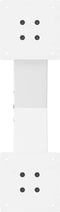 vidaXL - Salontafelpoten - 2 - st - X-vormig - 60x(30-31) - cm - staal - wit