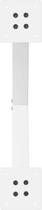 vidaXL - Salontafelpoten - 2 - st - X-vormig - 60x(42-43) - cm - staal - wit
