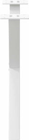 vidaXL - Salontafelpoten - 2 - st - X-vormig - 60x(42-43) - cm - staal - wit