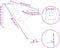 vidaXL - Salontafelpoten - 2 - st - X-vormig - 70x(30-31) - cm - staal - wit