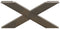 vidaXL - Salontafelpoten - 2 - st - X-vormig - 70x(30-31) - cm - staal - naturel