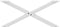 vidaXL - Salontafelpoten - 2 - st - X-vormig - 70x(30-31) - cm - staal - wit