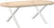 vidaXL - Salontafelpoten - 2 - st - X-vormig - 70x(42-43) - cm - staal - wit