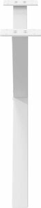 vidaXL - Salontafelpoten - 2 - st - X-vormig - 70x(42-43) - cm - staal - wit
