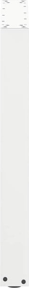 vidaXL - Salontafelpoten - 3 - st - U-vormig - 70x(72-73) - cm - staal - wit