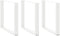 vidaXL - Salontafelpoten - 3 - st - U-vormig - 80x(72-73) - cm - staal - wit