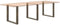 vidaXL - Salontafelpoten - 3 - st - U-vormig - 80x(72-73) - cm - staal - naturel