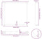 vidaXL - Salontafelpoten - 3 - st - U-vormig - 90x(72-73) - cm - staal - naturel